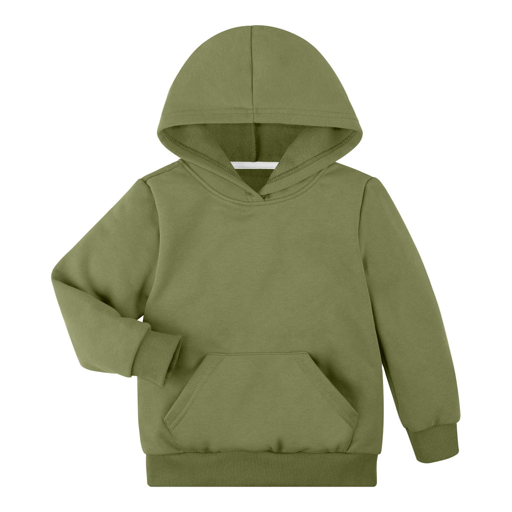 BIG ELEPHANT Boys Hooded Sweatshirt Fleece Pullover Hoodies Long Sleeve Warm Hoodie Sweatshirts with Pocket for Kids