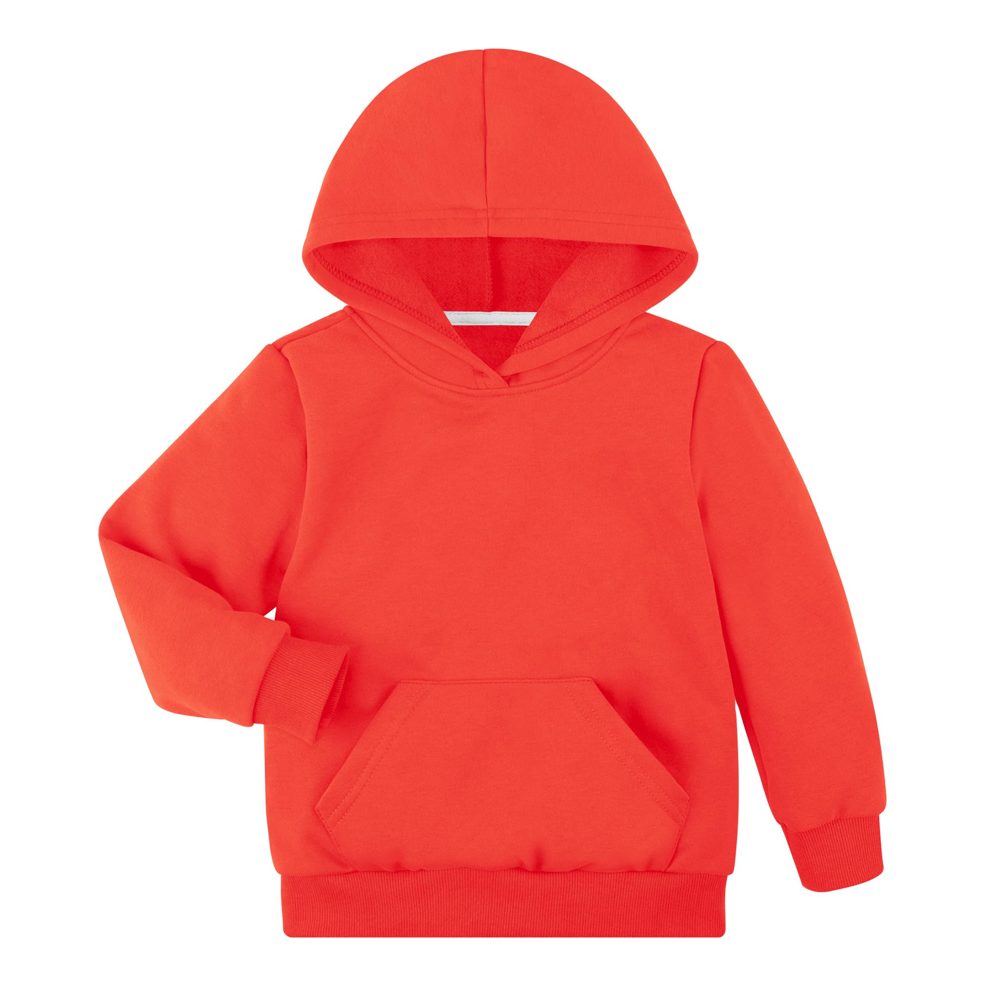 BIG ELEPHANT Boys Hooded Sweatshirt Fleece Pullover Hoodies Long Sleeve Warm Hoodie Sweatshirts with Pocket for Kids